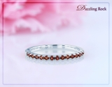 0.90 Carat (ctw) 14K White Gold Round Diamond Semi Mount Bridal With Double Band Set